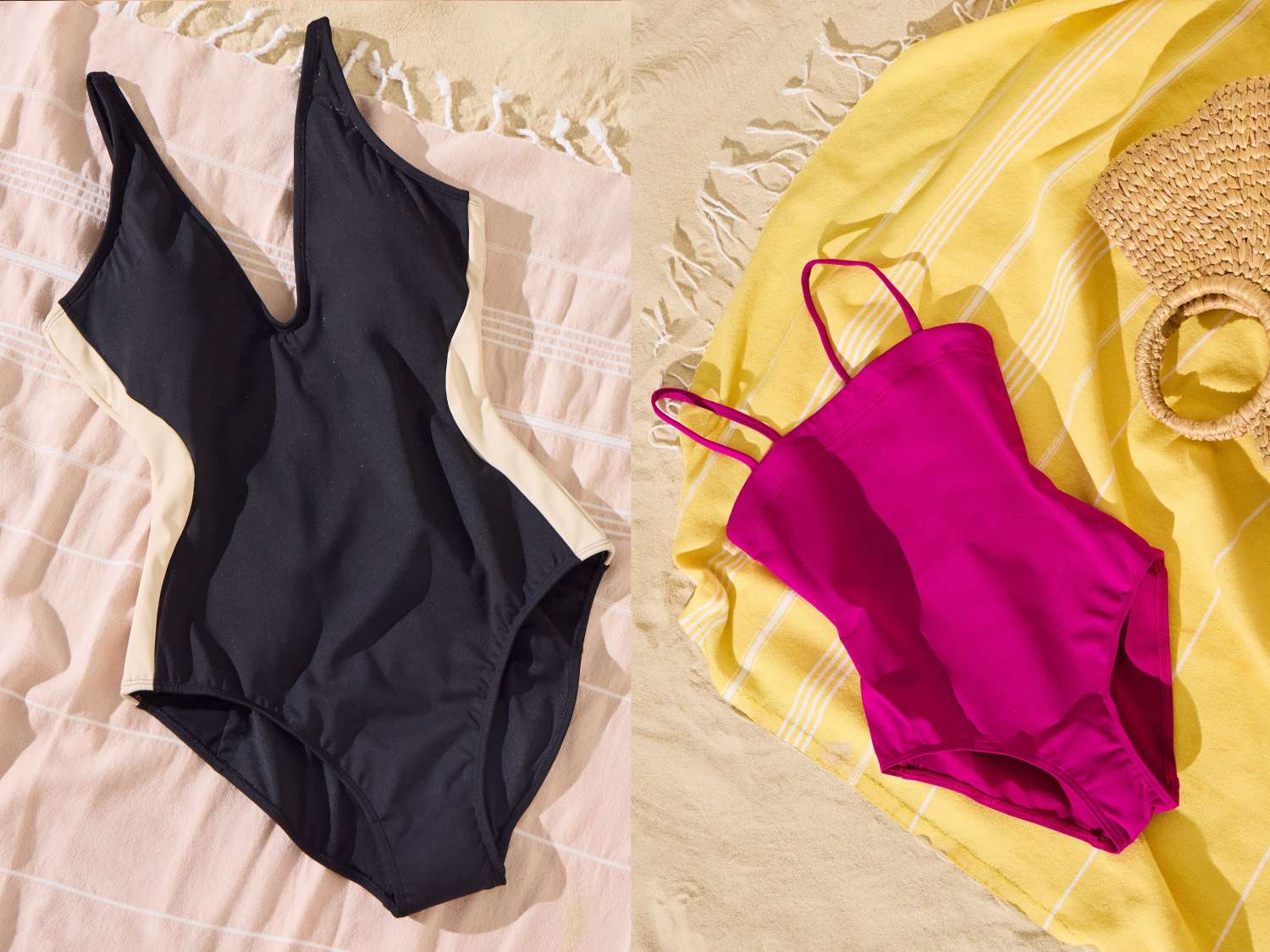 square neck swimsuit two piece