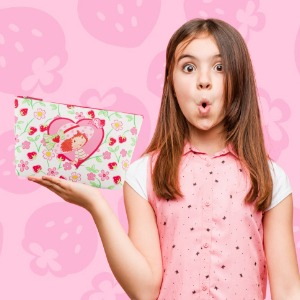 strawberry shortcake makeup bag