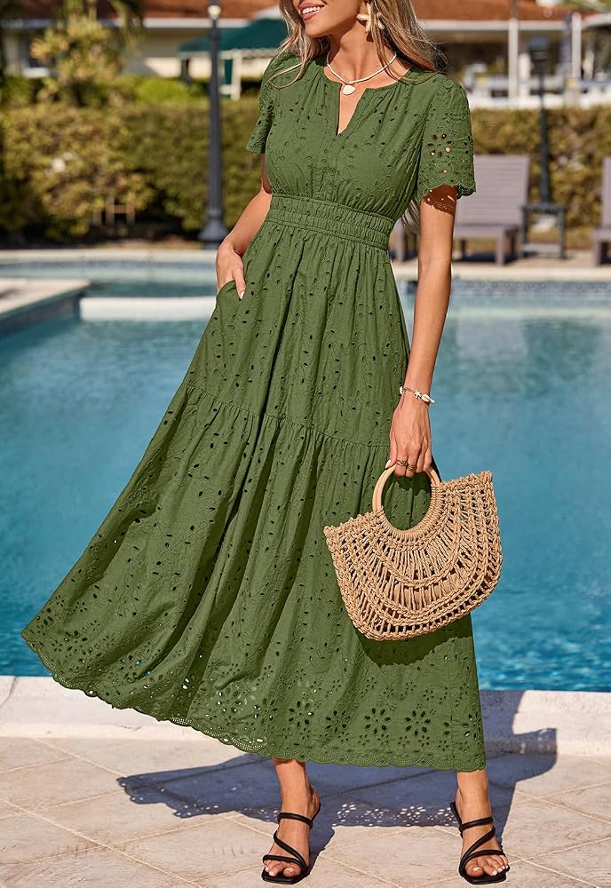 summer short sleeve dresses