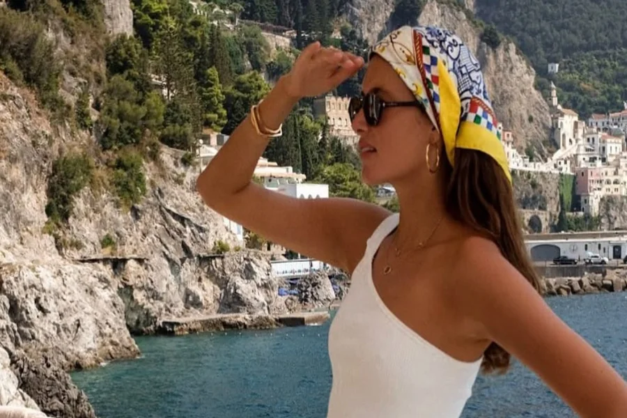 swimsuit with head scarf