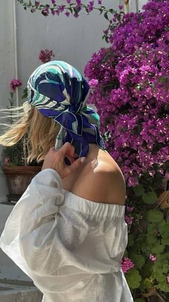 swimsuit with head scarf