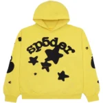 sp5der beluga hoodie gold